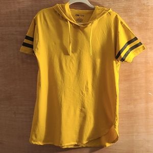 On Fire Hooded Gold Dress